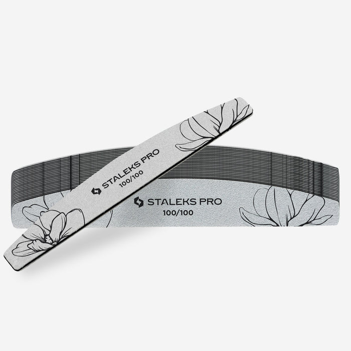 Staleks Crescent Nail File - EXPERT 40 (25 pcs)-Abrasives-STALEKS PRO-80/80 grit-Gel Essentialz