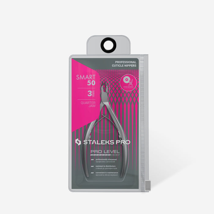 Staleks Cuticle Nippers - SMART 50-Cuticle Nippers-STALEKS PRO-3 mm-Gel Essentialz