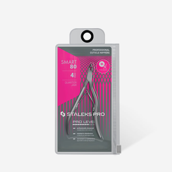 Staleks cuticle nippers - SMART 80-Cuticle Nippers-STALEKS PRO-4 mm-Gel Essentialz