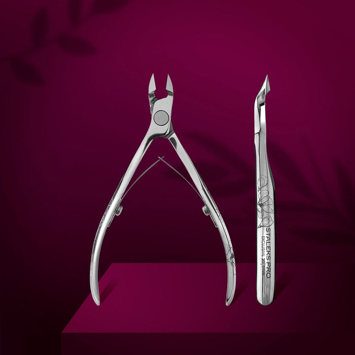 Staleks cuticle nippers "Magnolia" - EXCLUSIVE 20-Cuticle Nippers-STALEKS PRO-8 mm-Gel Essentialz