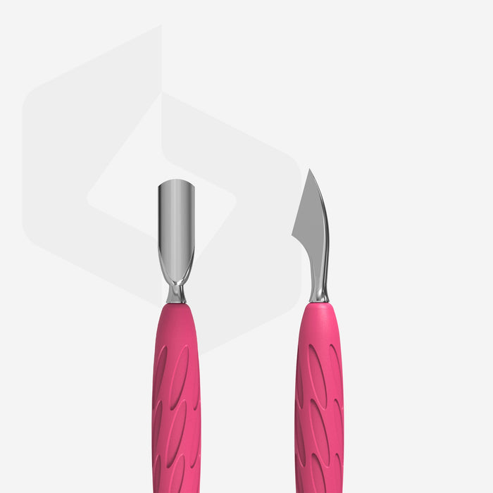 Staleks cuticle pusher, Gummy - UNIQ 10 TYPE 3 (rounded narrow pusher and cleaner)-Cuticle Pushers-STALEKS PRO-Gel Essentialz