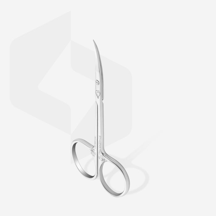 Staleks cuticle scissors "Magnolia" - EXCLUSIVE 22 TYPE 1 (with hook)-Cuticle Scissors-STALEKS PRO-Gel Essentialz
