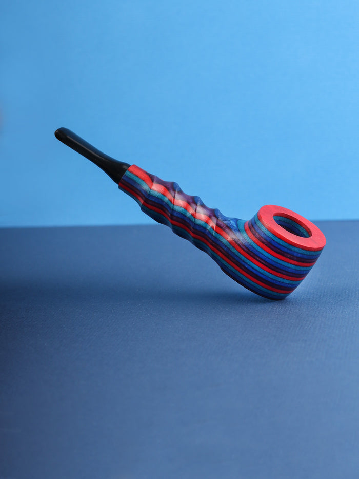 Stickleback Pipe | Red - Purple - Blue-Image 1