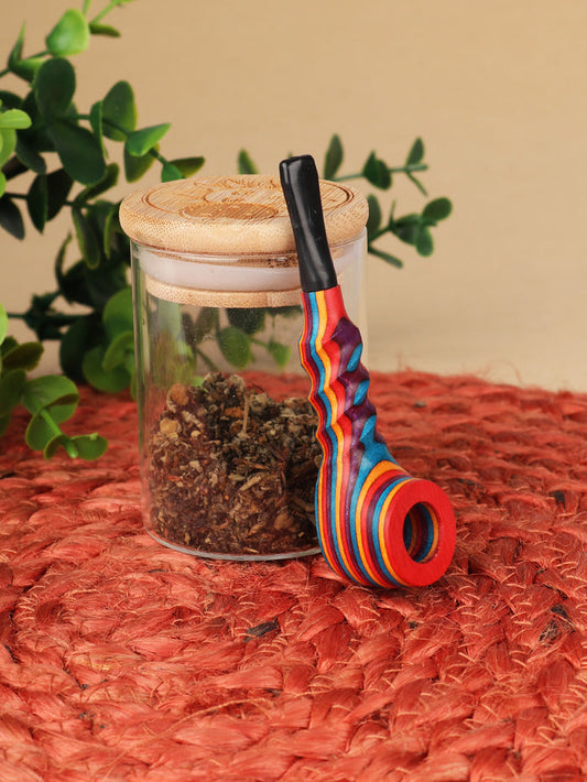 Stickleback Pipe | Orange - Red - Blue - Purple-Image 1