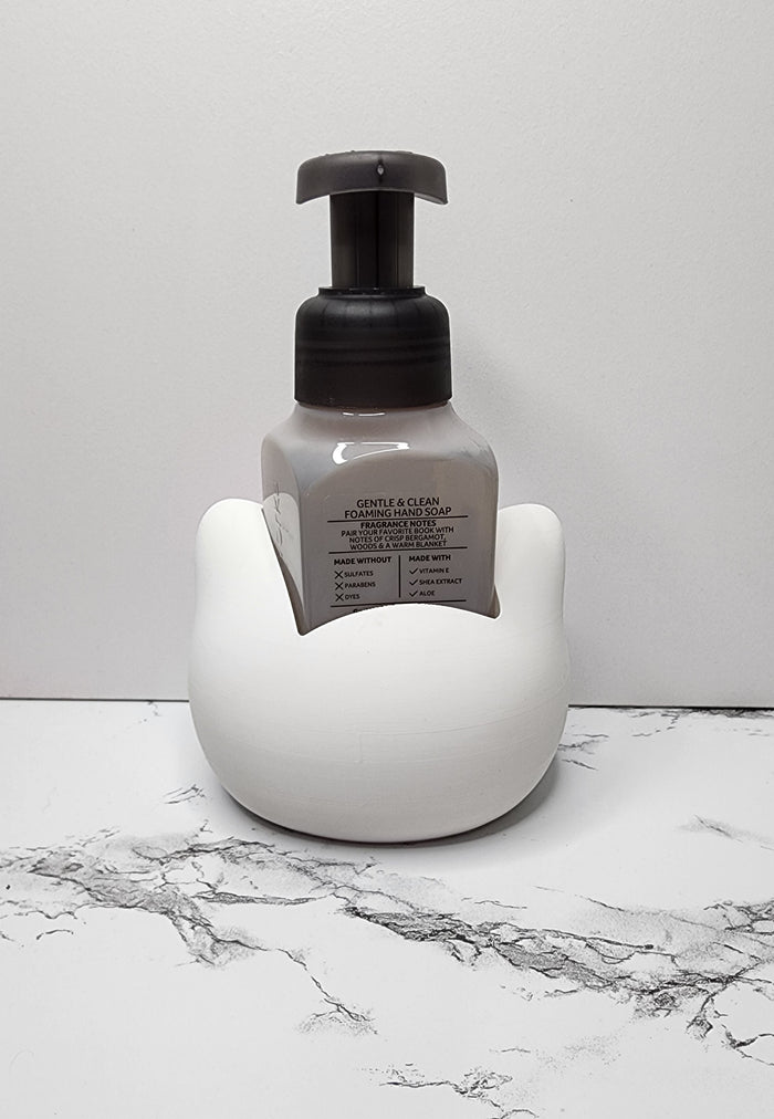 *stl file only* Cat Bath & Body Foam Soap Holder Digital File