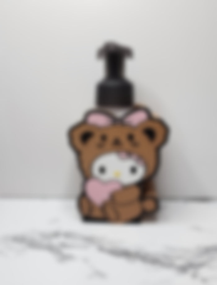 *STL FILE ONLY* Cute Cat Bear With Heart Bath & Body Foam Soap Holder Digital File