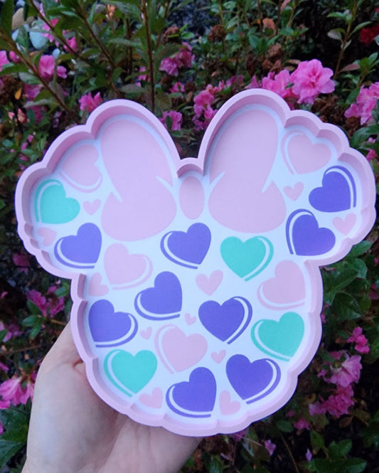 *STL FILE ONLY* Valentine's Day Candy Hearts Tray Digital File