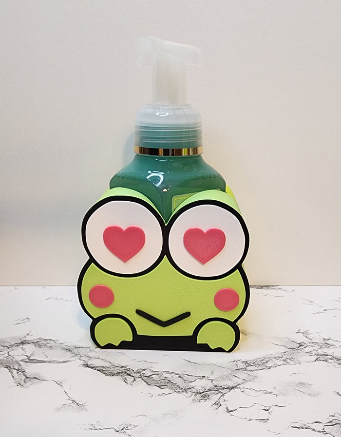 *STL FILE ONLY* Valentine's Day Heart Eyes Frog Bath & Body Foam Soap Holder Digital File