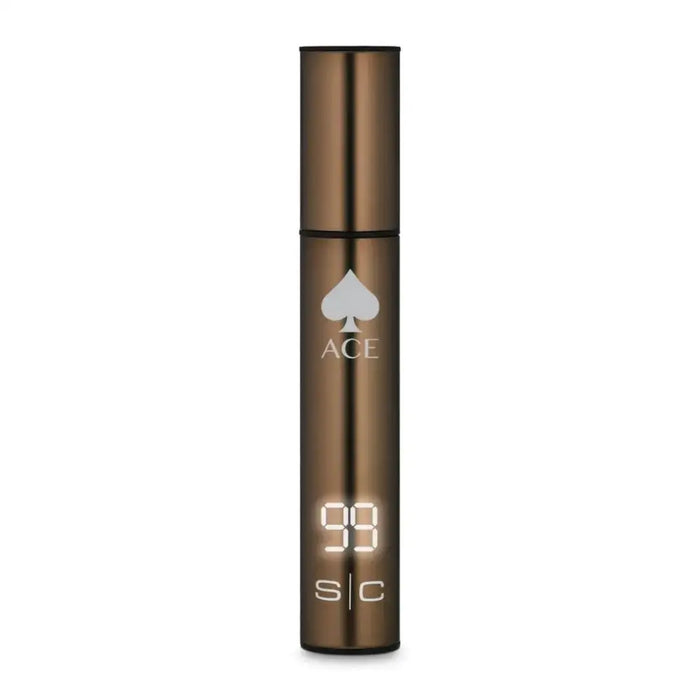 “Close‑up of detachable 360‑degree stainless‑steel blade on ACE trimmer”