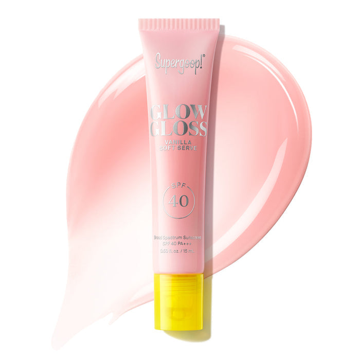 Supergoop Glow Gloss SPF 40 Lip Balm Vanilla Soft Serve