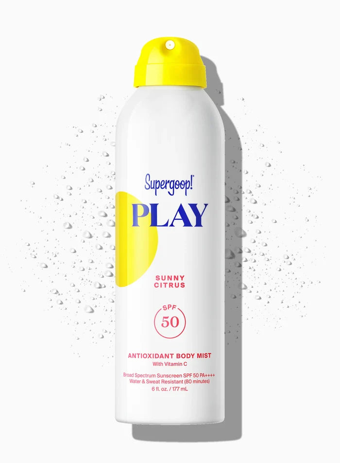 Supergoop Play Antioxidant Scented Body Mist SPF 50 Sunny Citrus