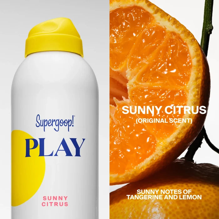 Supergoop Play Antioxidant Scented Body Mist SPF 50 Sunny Citrus
