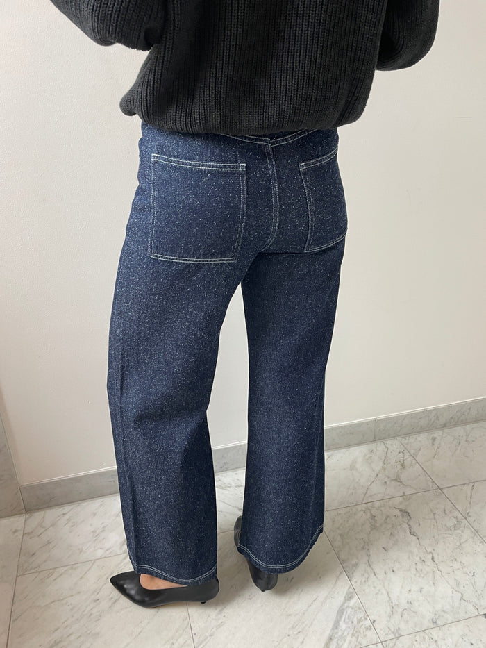 Tajo Wide Pants, Indigo Blue Wash BASERANGE