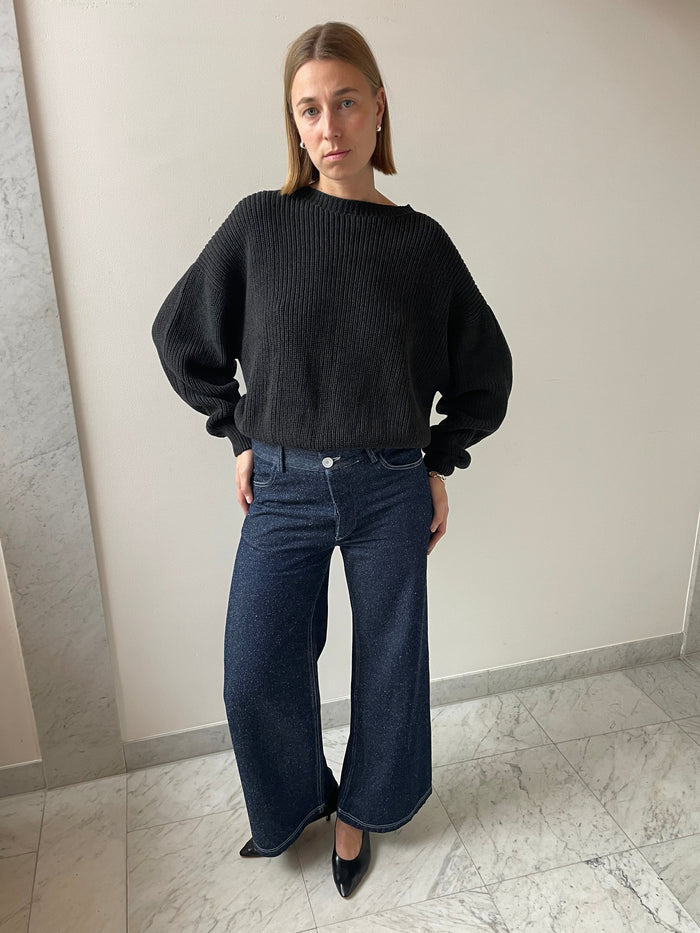 Tajo Wide Pants, Indigo Blue Wash BASERANGE