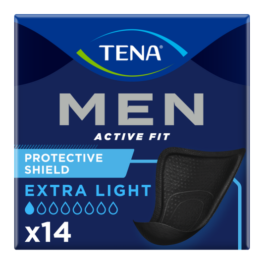 TENA Men Active Fit Protective Shield - Extra Light - 14 PACK