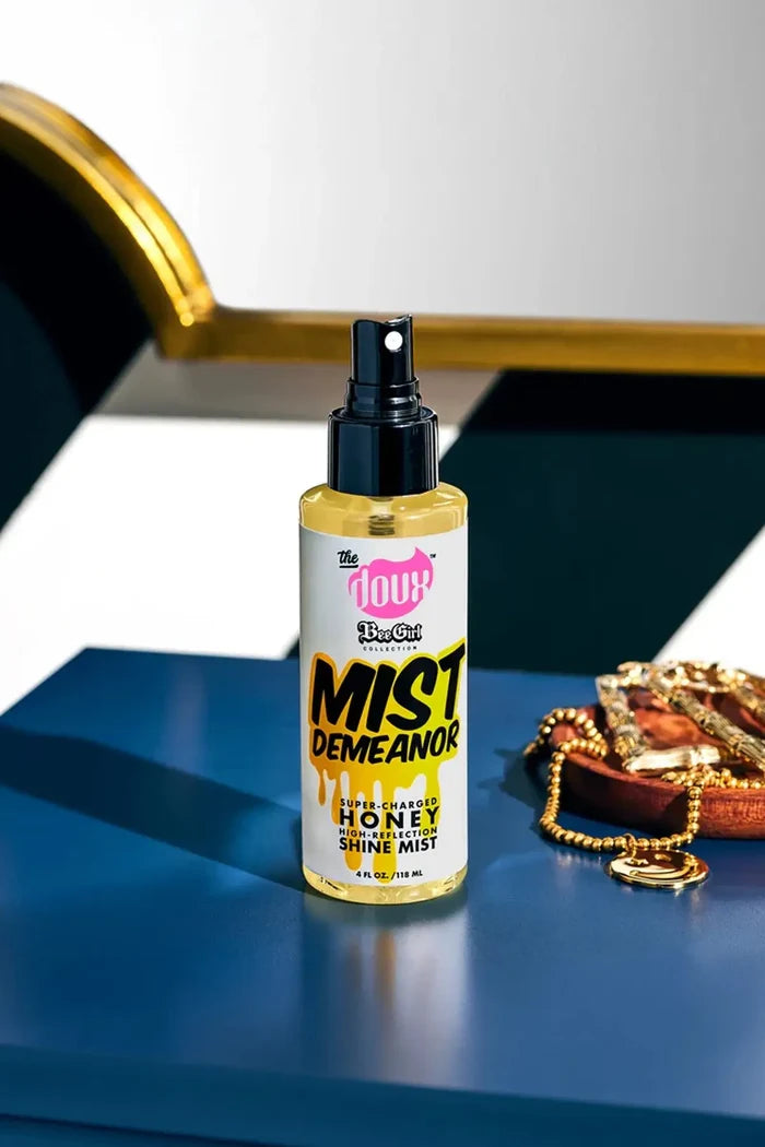 THE DOUX BEE GIRL MIST DEMEANOR HONEY SHINE HAIR MIST 4oz THE DOUX