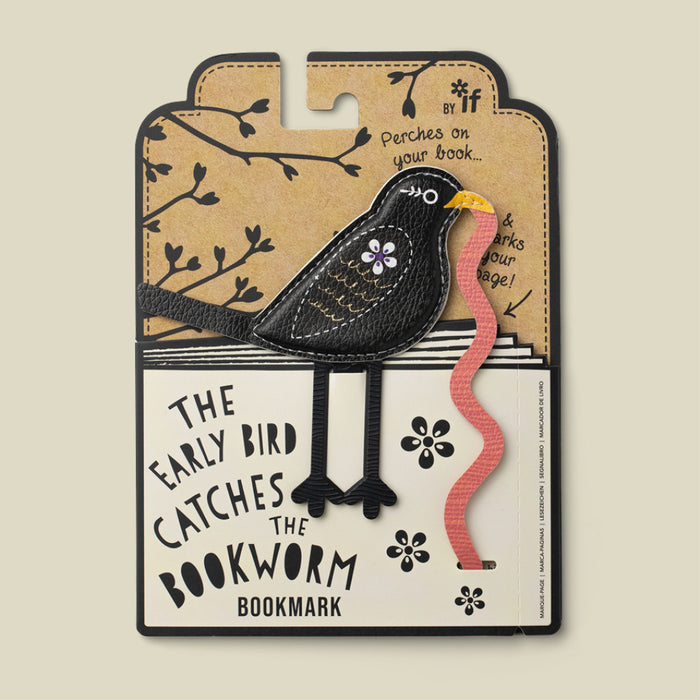 'The Early Bird ...' Bookmark - Blackbird