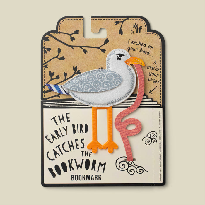 'The Early Bird ...' Bookmark - Seagull