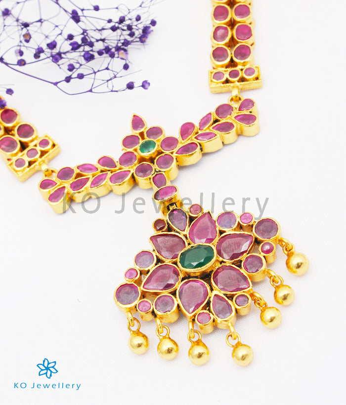 The Ila Silver Reversible Addige Necklace