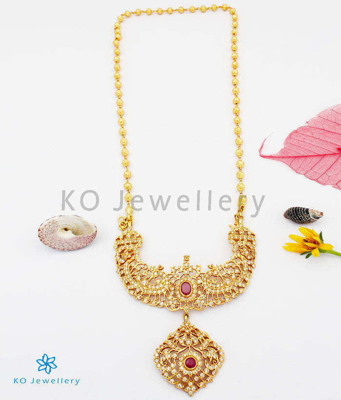 The Kadambini Silver Makarakanti Necklace