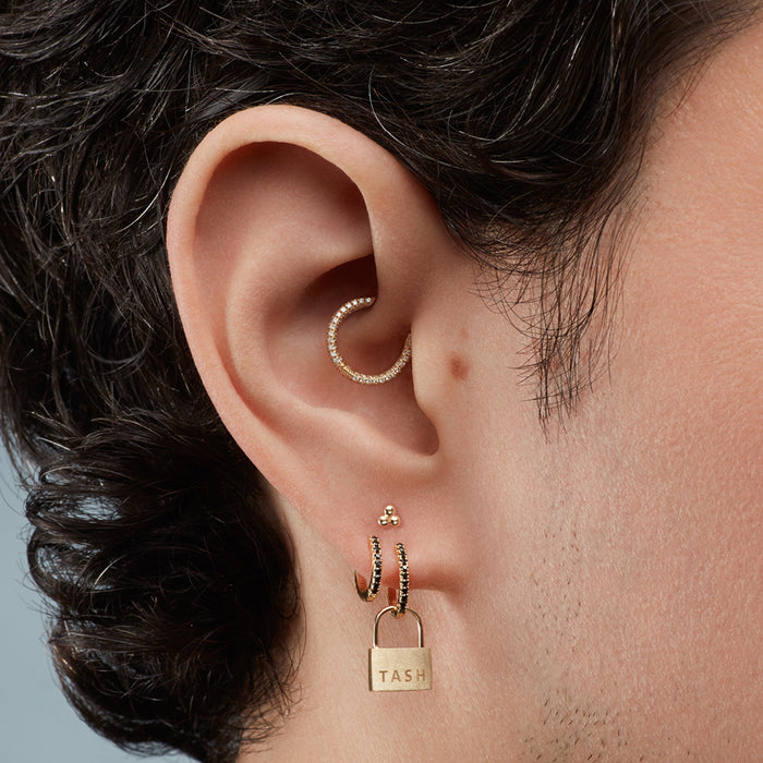 Three Ball Trinity Stud Earring