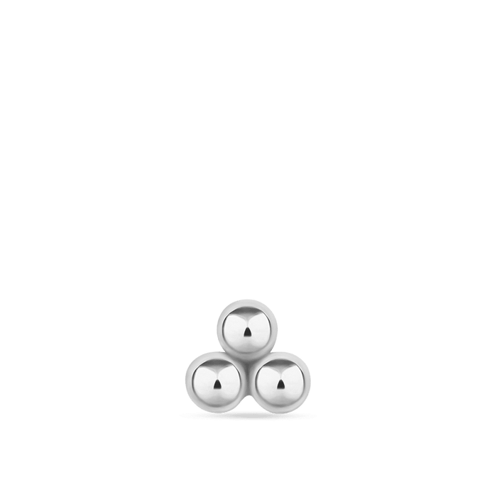 Three Ball Trinity Stud Earring