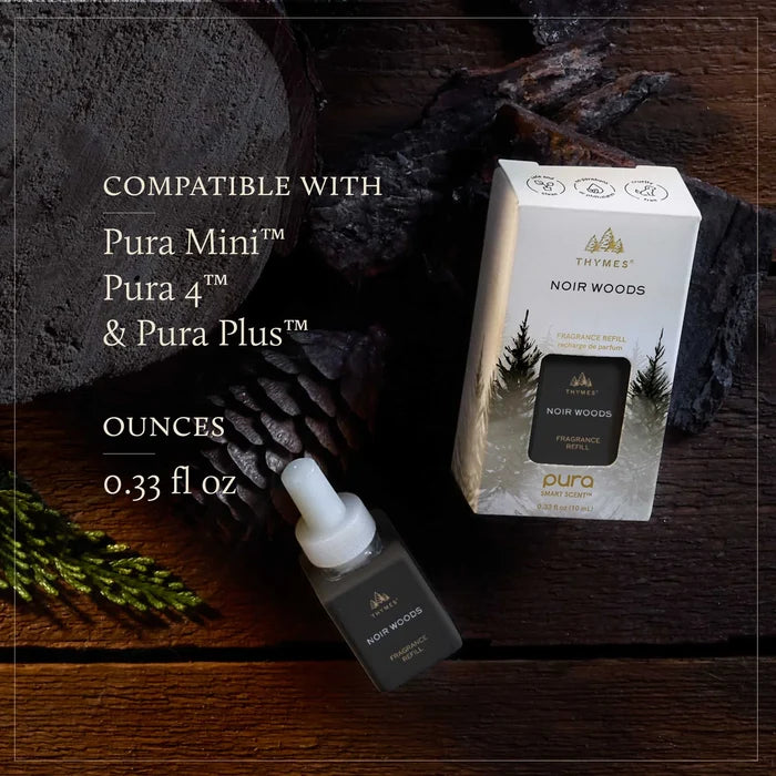 Thymes: Noir Woods Pura Diffuser Refill, 6pk