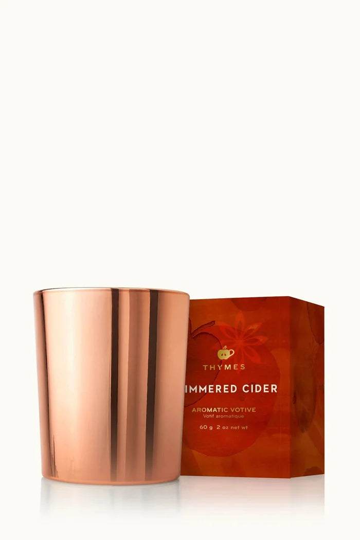 Thymes: Simmered Cider Boxed Votive 2oz