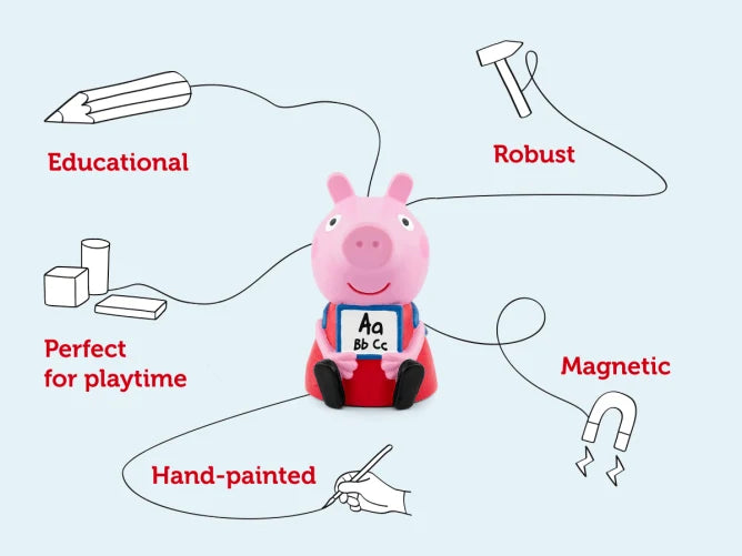 Tonies - Audiobook - Peppa Pig - Learn With Peppa - Features