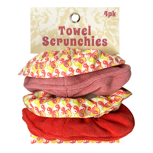 Towel Scrunchies 4 pk
