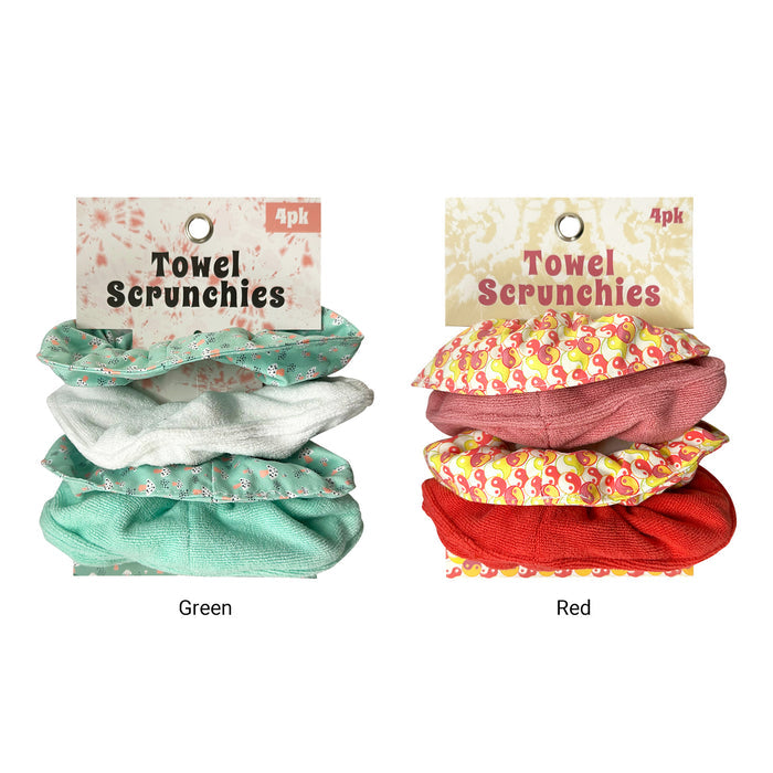 Towel Scrunchies 4 pk