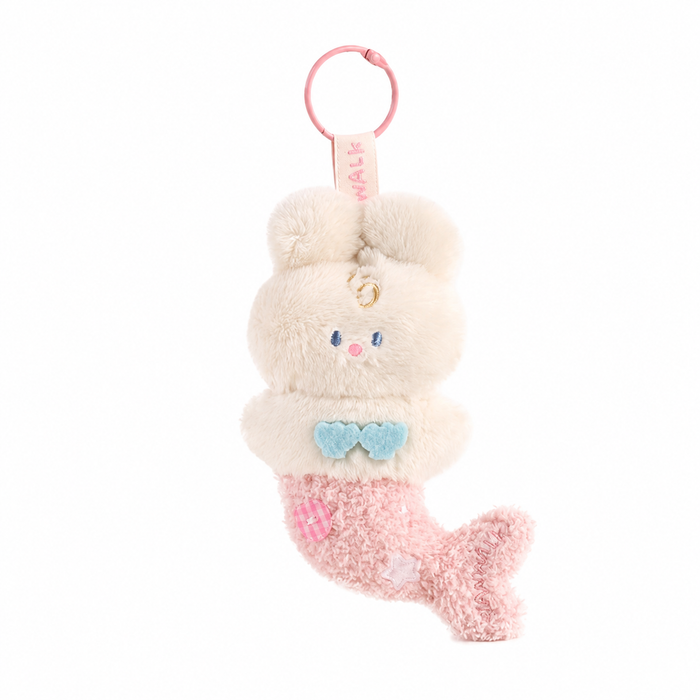 Vanwalk Bubble Island Niche Rabbit Mermaid Plush Doll Pendant Bag K522