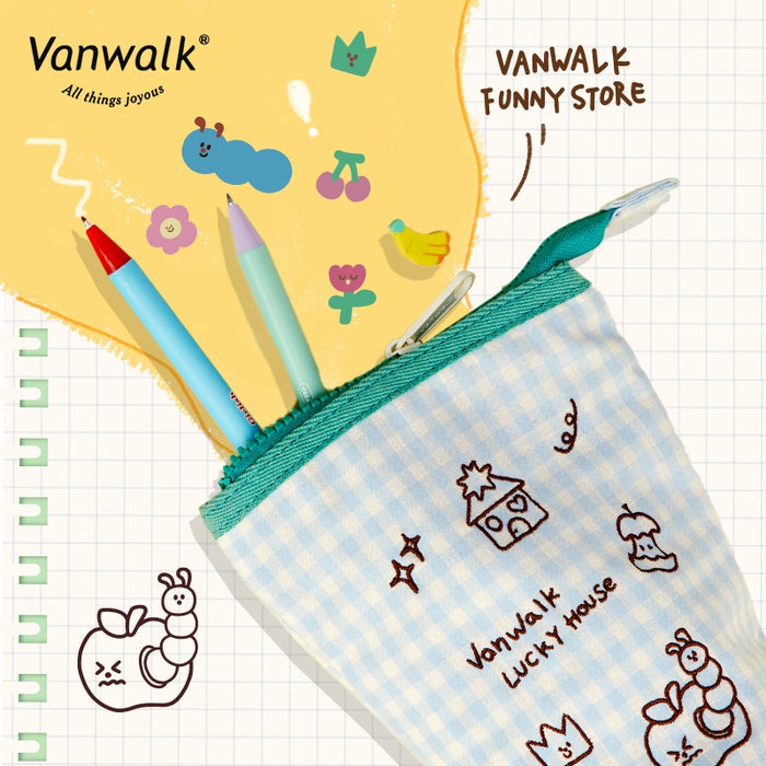 Vanwalk cute Lucky House Series Pencil case K454
