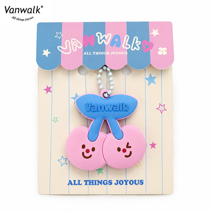 Vanwalk Happy Cherry Charm Design Bag Pendants W1142