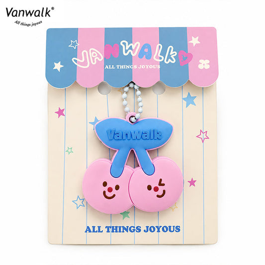 Vanwalk Happy Cherry Charm Design Bag Pendants W1142