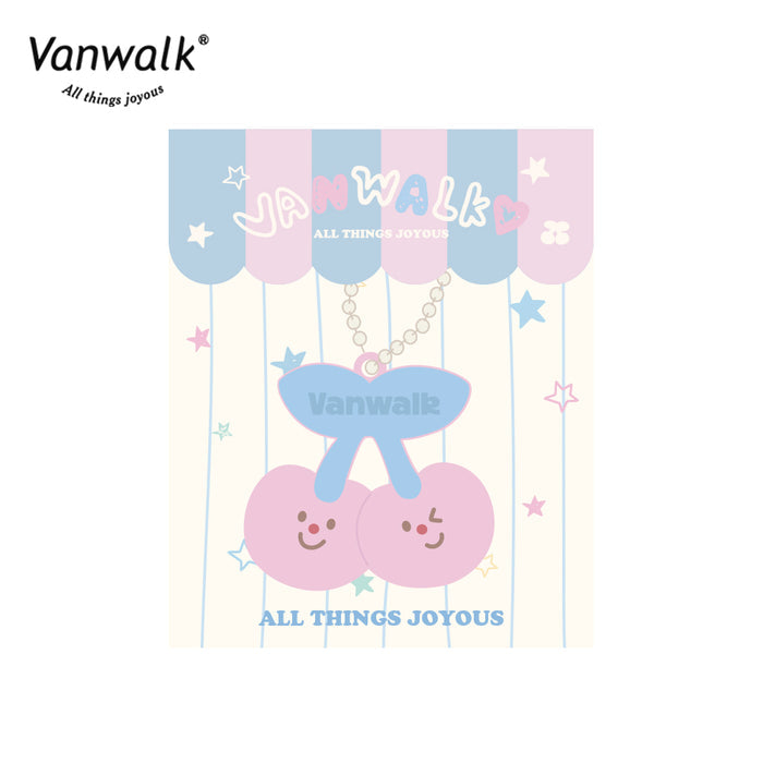 Vanwalk Happy Cherry Charm Design Bag Pendants W1142