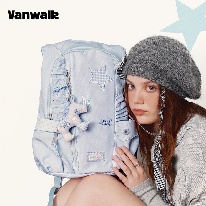 vanwalk Niche Design January Lucky Pony Series Backpack v3016
