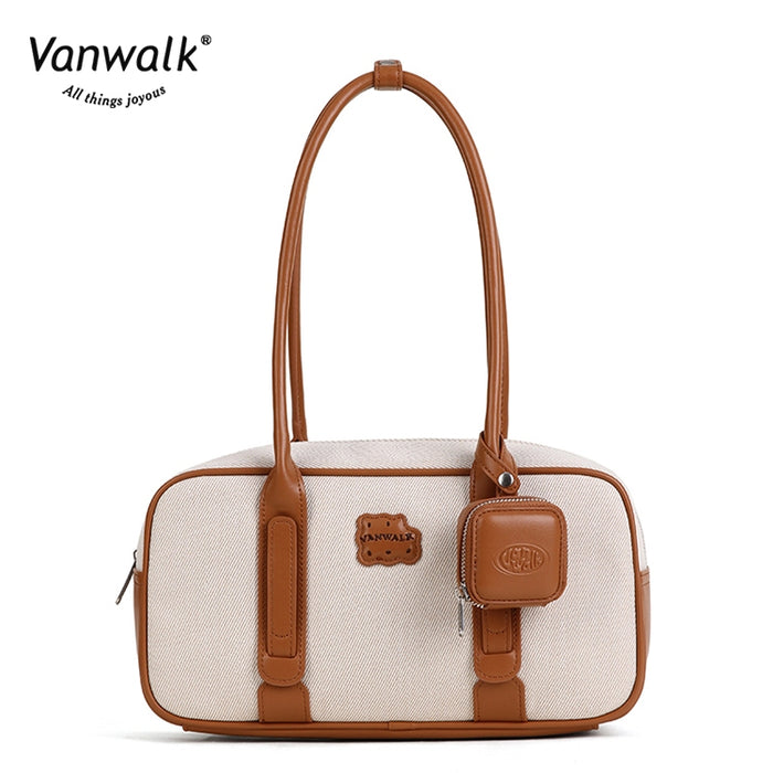 Vanwalk Water-Resistant Pizza Series shoulder bag V2878
