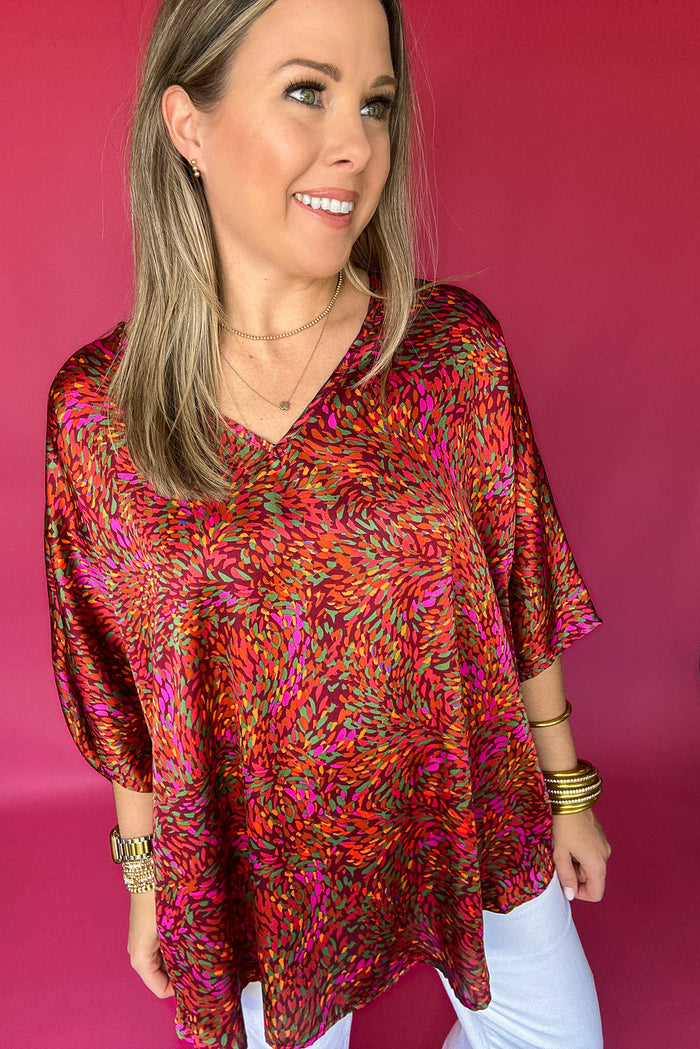 Vivid Motion Printed Tunic - B Social Boutique