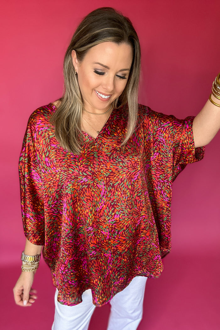 Vivid Motion Printed Tunic - B Social Boutique