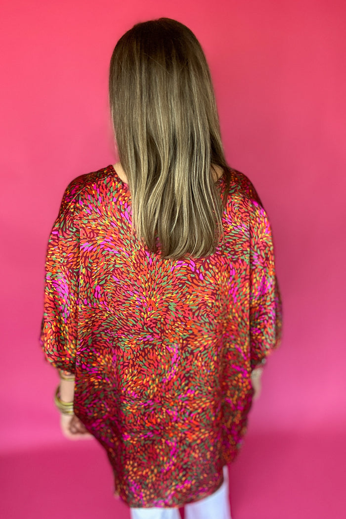 Vivid Motion Printed Tunic - B Social Boutique