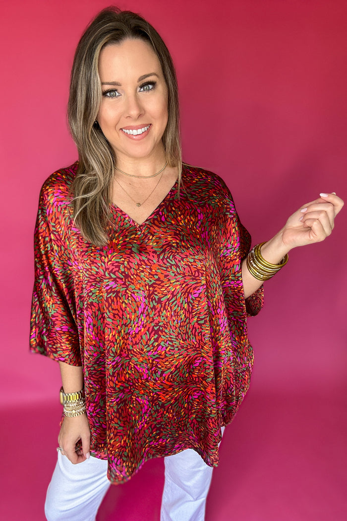 Vivid Motion Printed Tunic - B Social Boutique