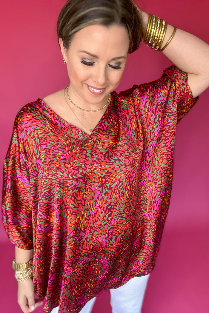 Vivid Motion Printed Tunic - B Social Boutique