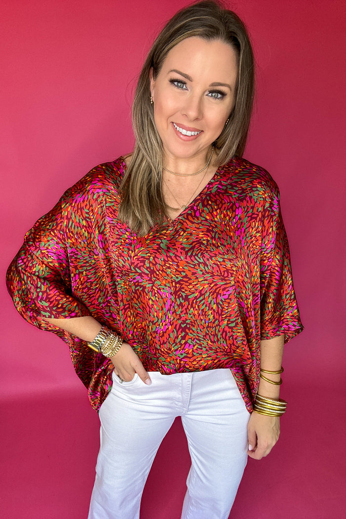 Vivid Motion Printed Tunic - B Social Boutique