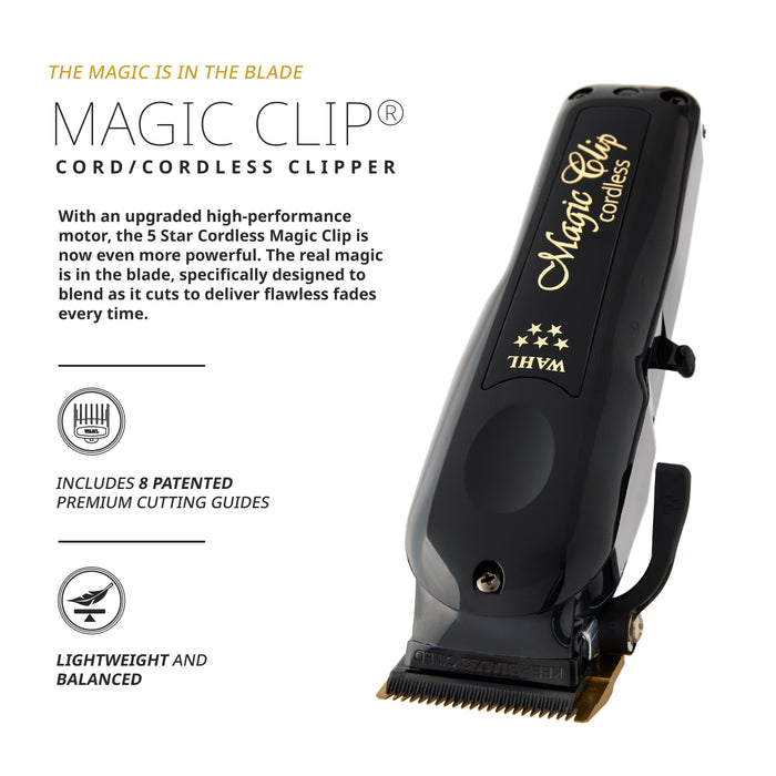 Wahl Black Cordless Magic Clipper 5-Star