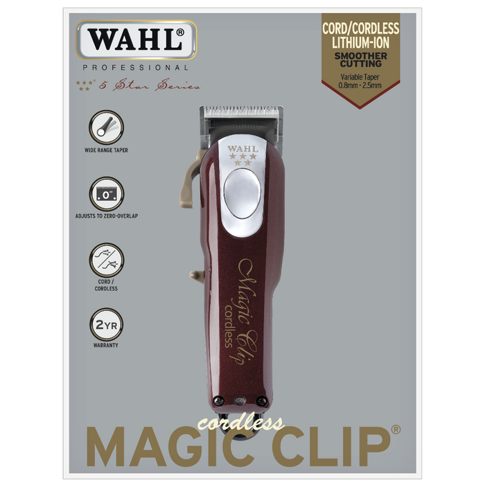 Wahl Black Cordless Magic Clipper 5-Star