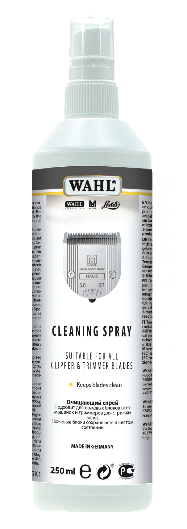 Wahl CLEANING SPRAY 250ml.
