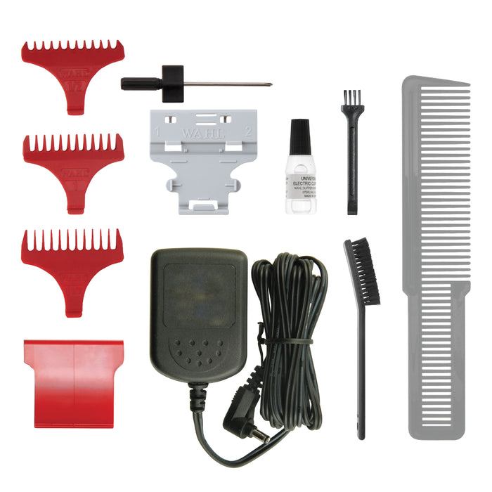 Wahl Cordless Detailer Li 5-Star T-Wide 40,6mm Chrome/Rood