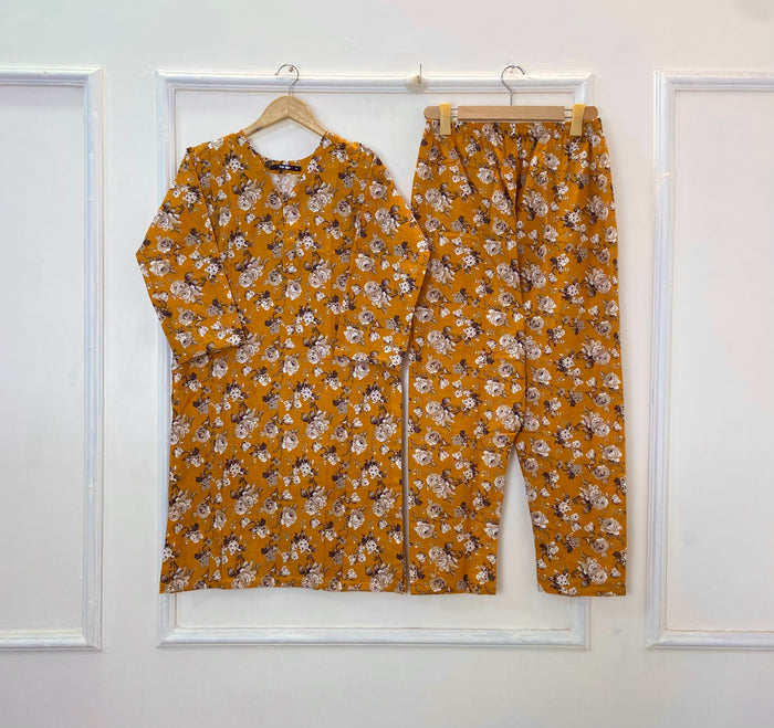 Warm Printed Co-Ord Sets (Khaddar) D-288