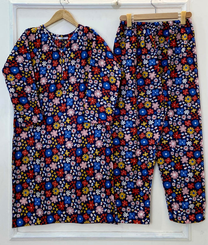 Warm Printed Co-Ord Sets (Khaddar) D-288